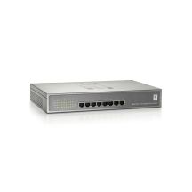 Przełącznik LevelOne GB PoE+ 8-portowy 19-calowy 123W 1Gbps