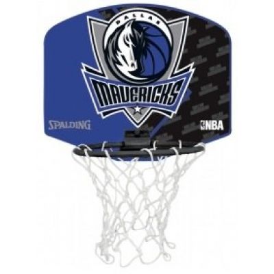 Mini tablica SPALDING Dallas Mavericks z piłką