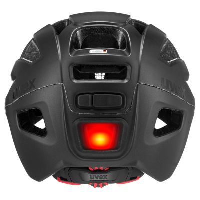 8. Kask rowerowy UVEX Finale visor 56-61cm, black matt