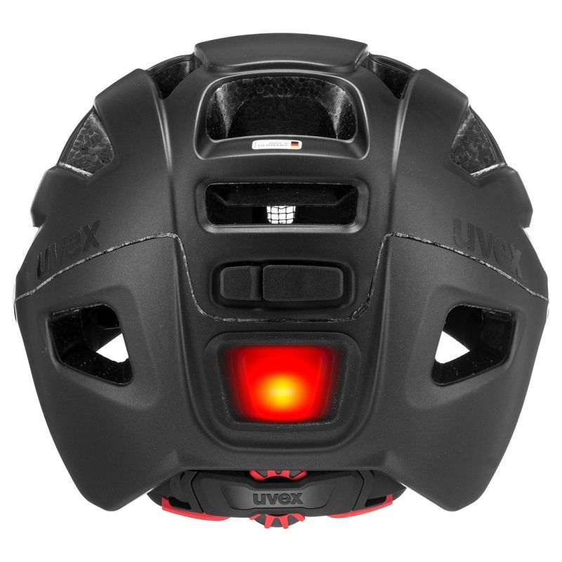 8. Kask rowerowy UVEX Finale visor 56-61cm, black matt