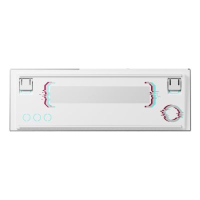 3. CHERRY MX 8.2 Pro TMR Wireless klawiatura Gaming USB + RF Wireless + Bluetooth QWERTZ Niemiecki Srebrny, Biały
