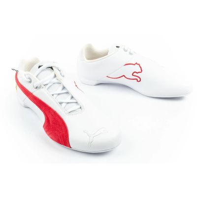 7. Puma buty męskie sportowe Ferrari Future Cat białe skóra naturalna modne
