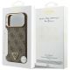 8. Etui Guess 4G Triangle Logo MagSafe na iPhone 17 Pro Max - brązowo-złote