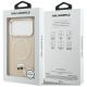8. Etui Karl Lagerfeld Karl Pin MagSafe do iPhone 17 Pro Max - beżowe