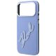 6. Etui Karl Lagerfeld Smooth Big Resin Signature Logo na iPhone 18 Pro / 17 Pro - niebieskie
