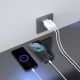 6. Ładowarka sieciowa Wozinsky WLS-20W 20 W USB-A USB-C z kablem USB-C - USB-C 1 m - biała