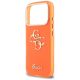 6. Etui Guess IML 4G Script Metal na iPhone 17 Pro - pomarańczowe