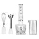 6. Blender ręczny-zestaw MPM MBL-43, pojemnik 500 ml z nożem ze stali nierdzewnej, przystawka miksująca ze stali nierdzewnej, Moc: 600W