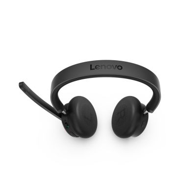 6. Lenovo 6550 Zestaw słuchawkowy Bezprzewodowy Opaska na głowę Biuro/centrum telefoniczne USB Type-C Bluetooth Czarny