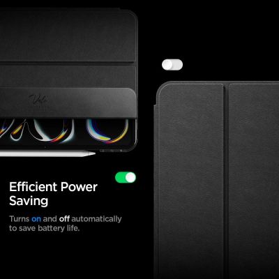 15. Etui Spigen Liquid Air Folio na iPad Pro 11” (2024) iPad Pro 11” (2025) - czarne