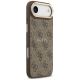 4. Etui Guess 4G PU Classic Logo MagSafe na iPhone 17 Air - brązowe