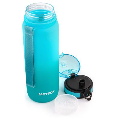 3. Bidon Meteor 800 ml 17661 zielony/błękitny