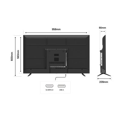 7. Monitor JAPANNEXT 109,2cm JN-IPS430UHD60F 16:9 3x HDMI UHD