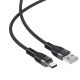 4. Kabel Acefast C11-04 USB-A - USB-C 3A 1,2 m w magnetycznym oplocie - czarny