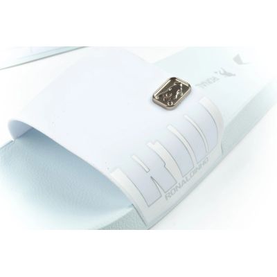 4. Rider buty klapki męskie sportowe R10 Slide wygodne błękitne laczki