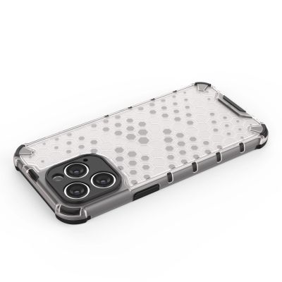 9. Honeycomb etui iPhone 14 Pro Max pancerny hybrydowy pokrowiec niebieskie