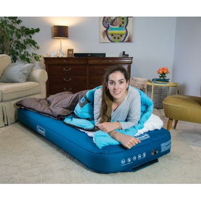 10. Coleman 2000031637 dmuchany materac Pojedynczy materac Niebieski Unisex