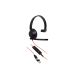53. POLY Jednouszny zestaw słuchawkowy USB-C Blackwire 5210 + wtyczka 3,5 mm + przejściówka USB-C/A