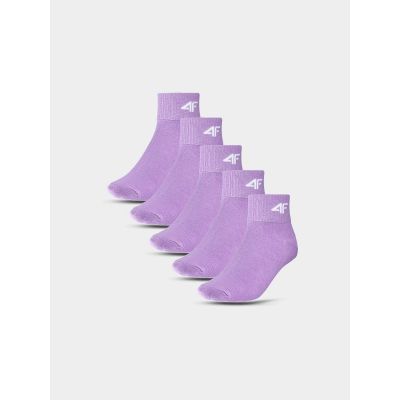 Skarpetki casual za kostkę (5-pack) dziecięce 4F 4FJWMM00USOCU295-92S