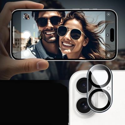 3. Osłona aparatu Tech-Protect Cam Fit+ na iPhone 17 - przezroczysta
