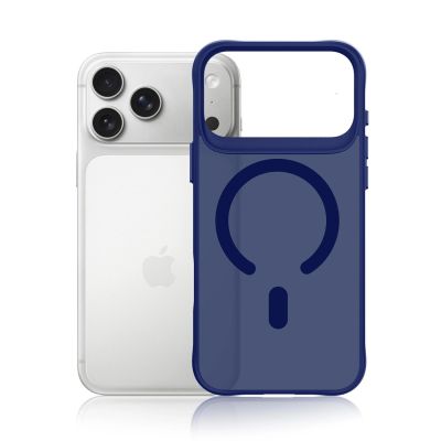 3. Etui 3mk Smoke MagCase na iPhone 17 Pro - niebieskie-półprzezroczyste