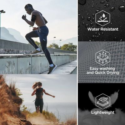 6. Armband Spigen Dynamic Shield A702 na ramię - czarny