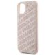 6. Etui Karl Lagerfeld Quilted K Pattern na iPhone 11 / Xr - różowe