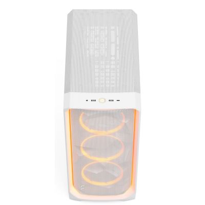 5. Etui Fractal Design Meshify 3 Ambience Pro RGB Clear Tint White