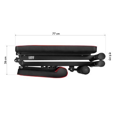 3. L1217 REGULOWANA ŁAWKA DO ĆWICZEŃ Z LINKAMI SKŁADANA HMS