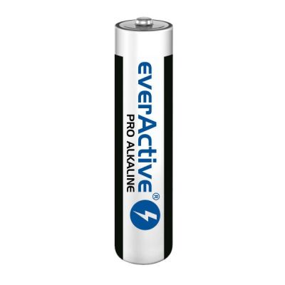 2. EVERACTIVE BATERIE ALKALICZNE PRO ALKALINE R03, AAA, SHRINK 4SZT , 1250 MAH, WYSOKA WYDAJNOŚĆ, LR03PRO4T
