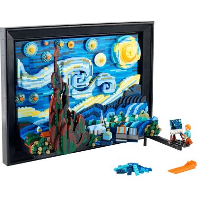 14. LEGO Ideas 21333 „Gwiaździsta noc” Vincenta van Gogha