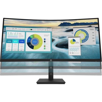 11. HP P34hc G4 monitor komputerowy 86,4 cm (34") 3440 x 1440 px Quad HD LED Czarny