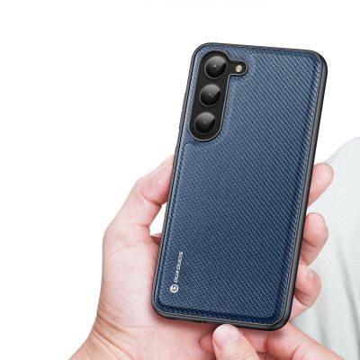 4. Dux Ducis Fino etui Samsung Galaxy S23+ pokrowiec z silikonową ramką niebieskie