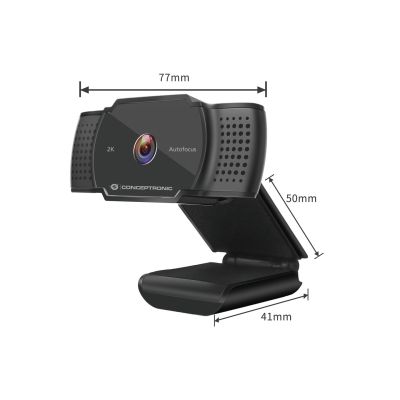 2. Conceptronic AMDIS02B kamera internetowa 5 MP 2592 x 1944 px USB 2.0 Czarny