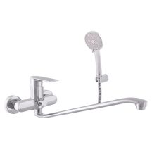 BATH MIXER BENT SPOUT NIL CHROME