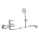 BATH MIXER BENT SPOUT NIL CHROME