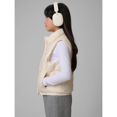 5. Bezrękawnik z wypełnieniem syntetycznym dziewczęcy 4F 4FJWSS26TVJAF312-12S