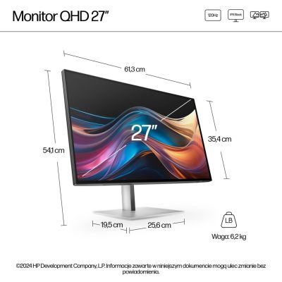 7. Monitor HP Series 7 Pro 27 cali QHD