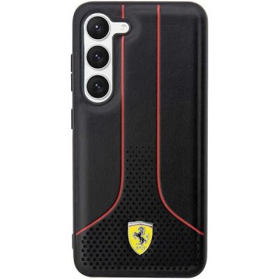 3. Etui Ferrari Perforated 296 P na Samsung Galaxy S23+ - czarne