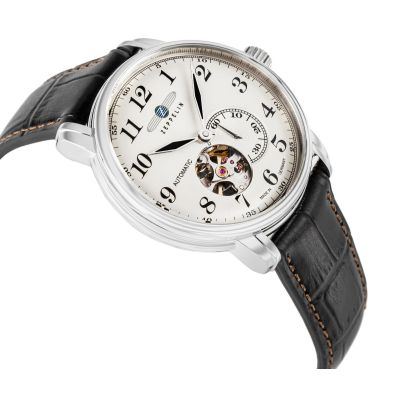 3. Zegarek Męski ZEPPELIN LZ127 Graf Zeppelin Automatik 7666-5 + BOX