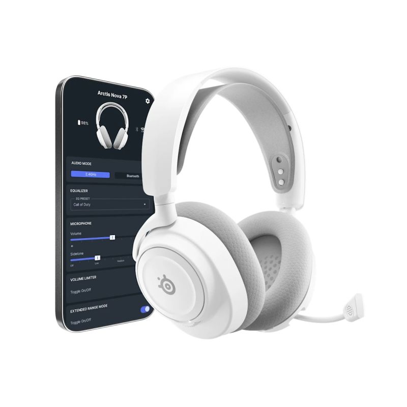 3. Słuchawki Steelseries Arctis Nova 7P Gen 2, White