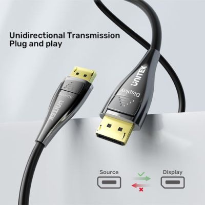 5. UNITEK C1631ABK01-30M kabel DisplayPort Czarny