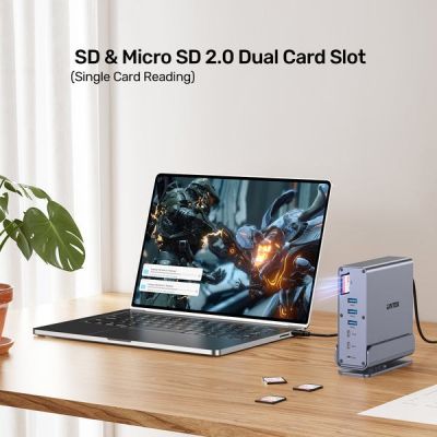 13. Unitek Uniwersalna stacja dokująca DisplayLink 4K x3
