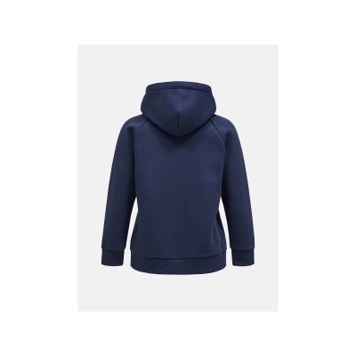 7. Bluza Peak Performance W Original Small Logo Zip Hood granatowy