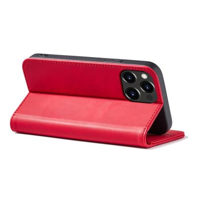3. Magnet Fancy Case etui iPhone 14 Plus pokrowiec z klapką portfel podstawka czerwone