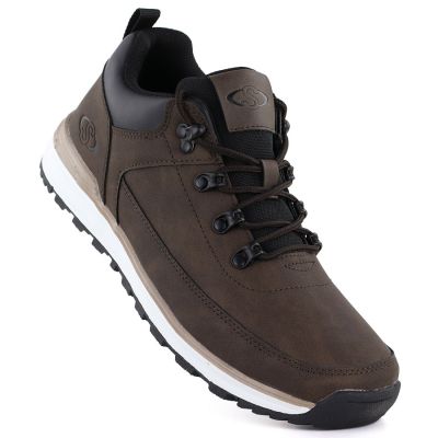 38. Kozaki damskie workery ze skarpetą czarne Sabatina