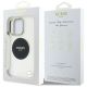 8. Etui Guess IML Metal Colored Circle Classic Logo MagSafe na iPhone 16 Pro - czarne