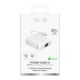 2. Powerbank Puro 10000mAh 20W USB-C USB-A z wyświetlaczem i wbudowanym kablem USB-C - biały