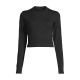 Koszulka CASALL Soft Rib Mock Neck Long Sleeve czarny