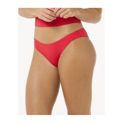 2. Majtki kąpielowe RIP CURL Premium Surf Cheeky Pant czerwone